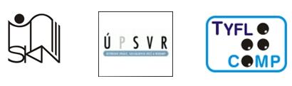 Logo SKN, ÚPSVR, Tyflocomp
