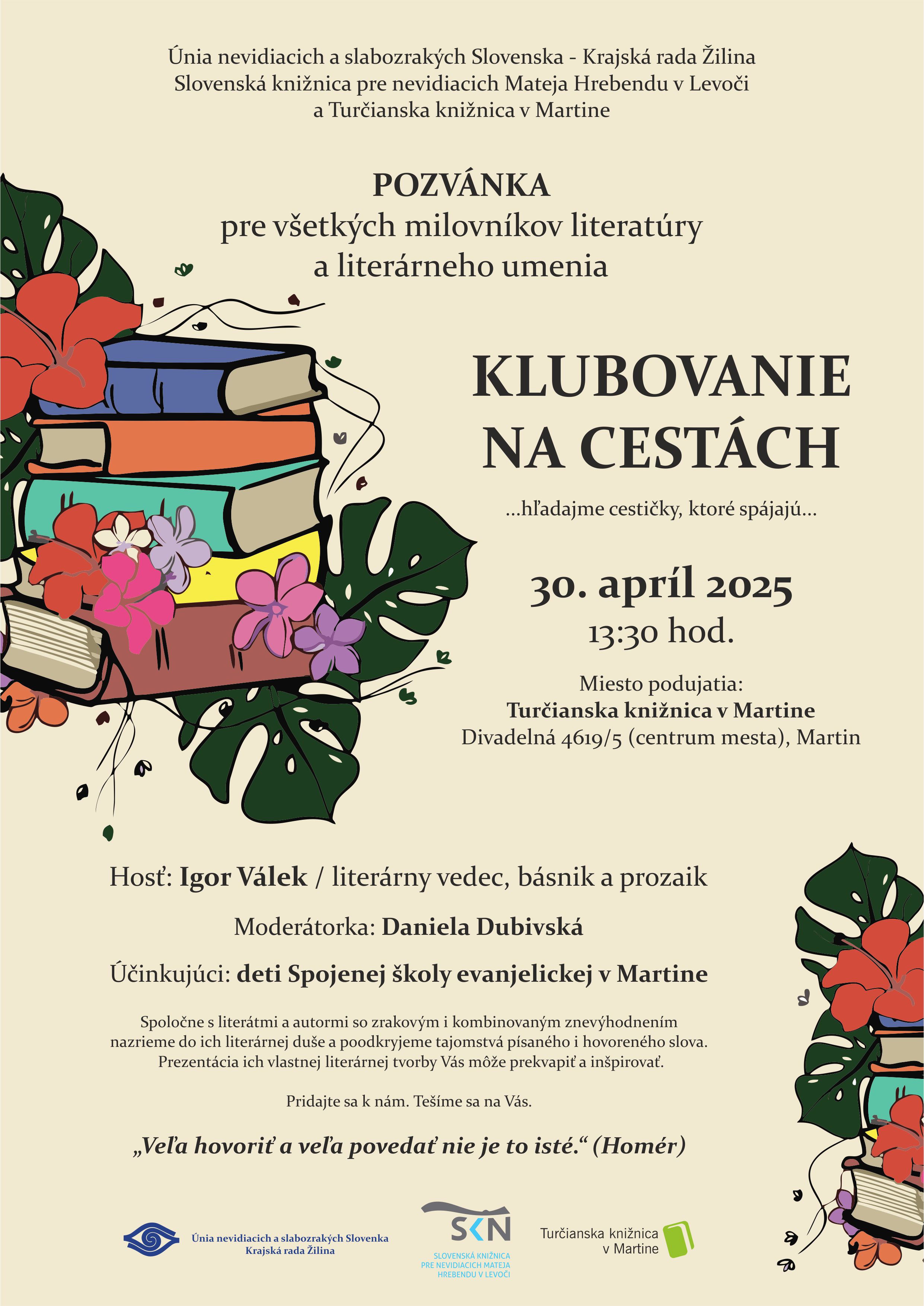 Pozvánka na podujatie